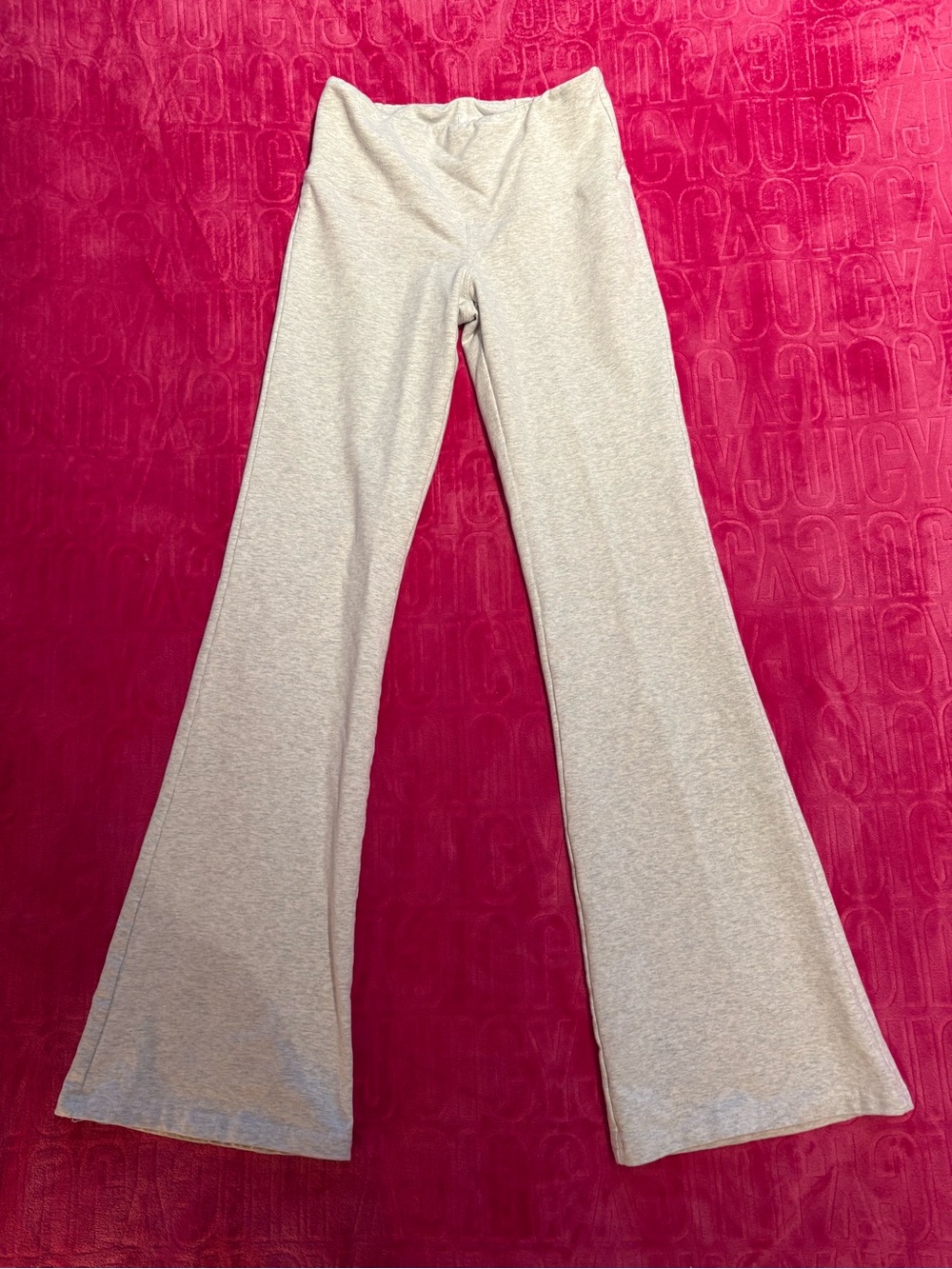 Garage Y2K Heather Grey Flare Leggings